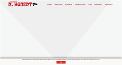 Desktop Screenshot of fahrschule-hubert.de