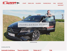 Tablet Screenshot of fahrschule-hubert.de